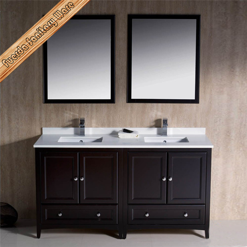 Fed-1072c China Bathroom Vanity Solid Wood Bathroom Cabinet