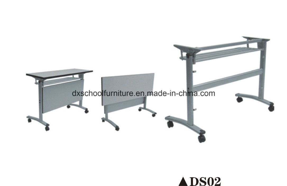 New Style School Desk Training Table with Wheels