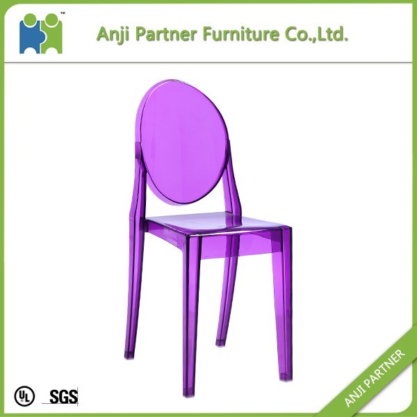 Cheap Transparent Poly Carbonate Functional Plastic Dining Chair (Noguri-S)