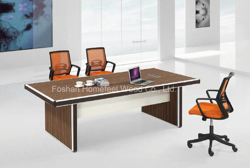 Melamine Conference Table Modern Meeting Desk Office Furniture (HF-DB024)