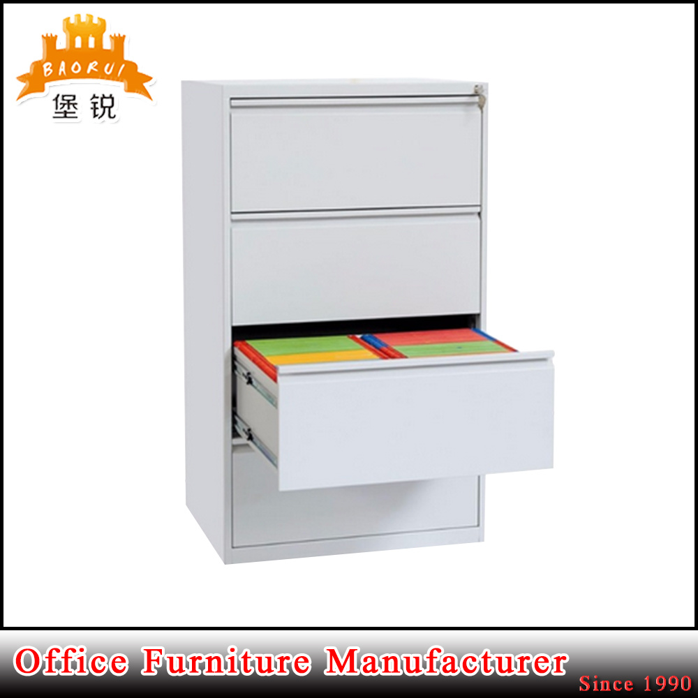 Fas-003-4D Office Storage Cupboard Metal 4-Drawer Lateral Filing Cabinet
