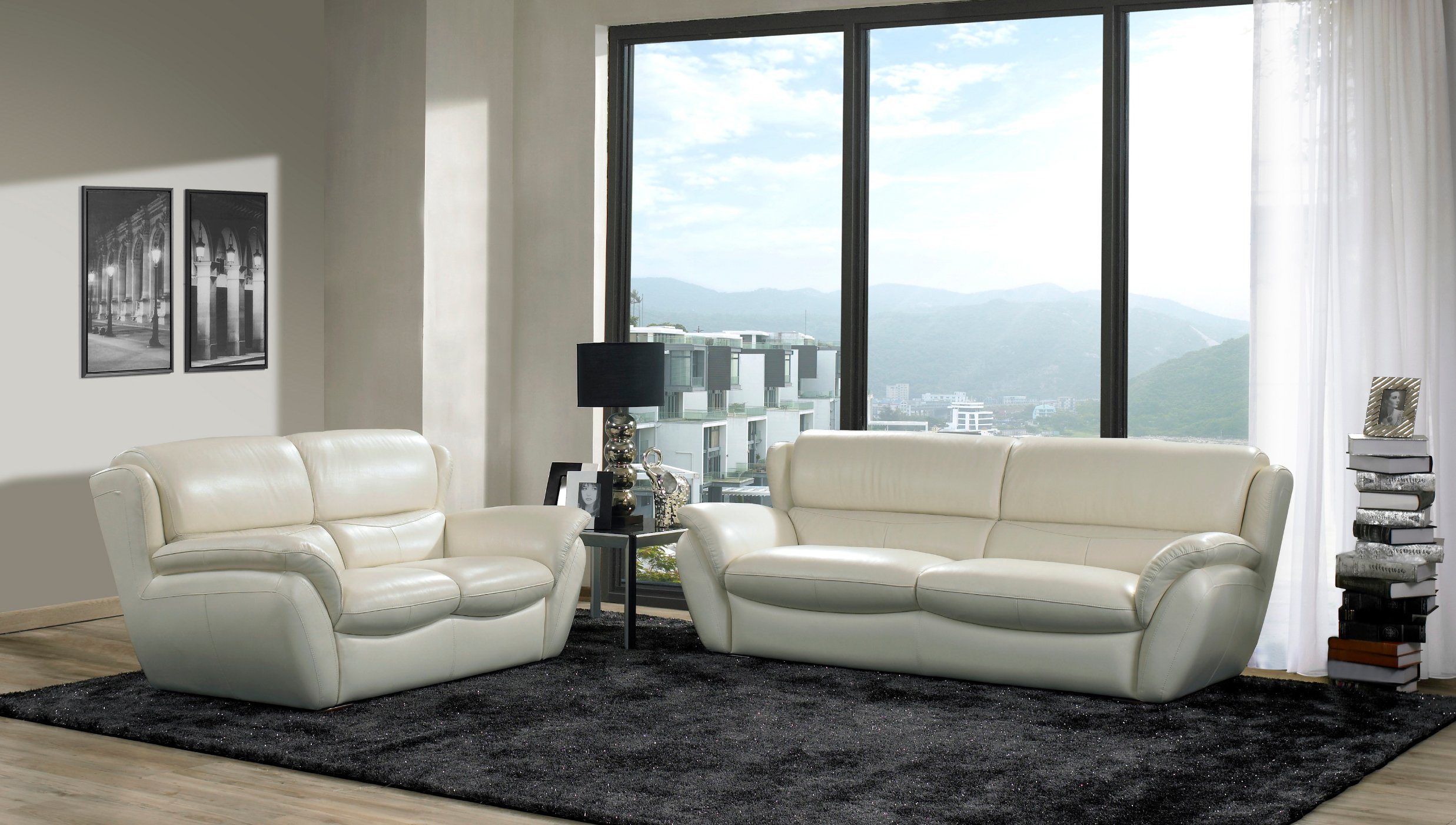 3+2 High Grade Morden Real Leather Sofa