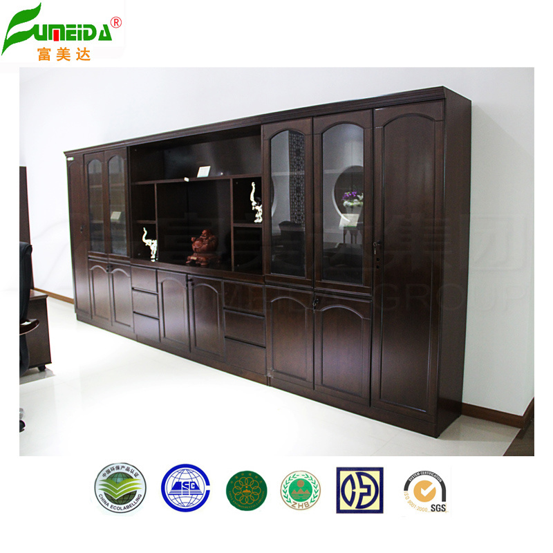 MDF Wood Veneer File Cabinet