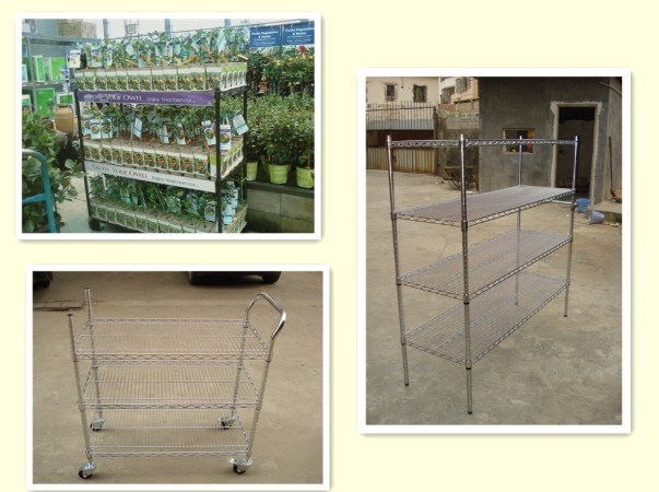 Wire Steel Shelf for Storage (GDS-SF06)