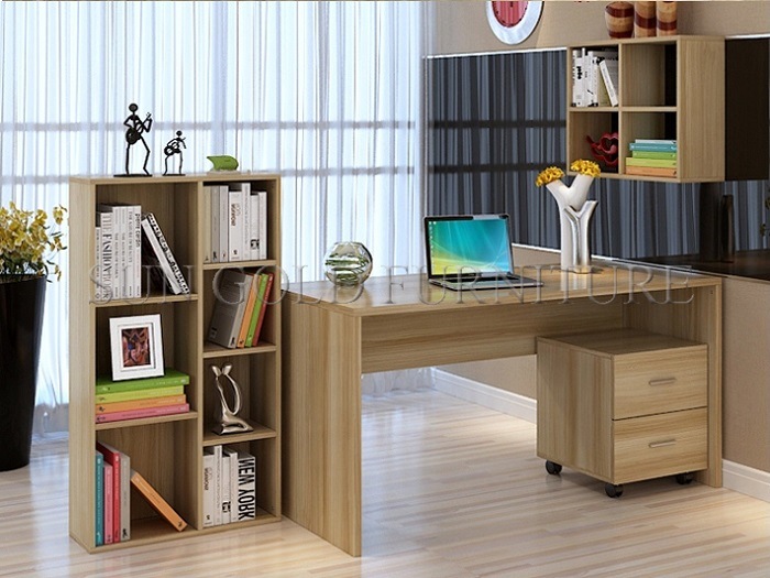 Wooden L Shaped Table Wholesale Computer Desk Specifications (SZ-CDT041-3)