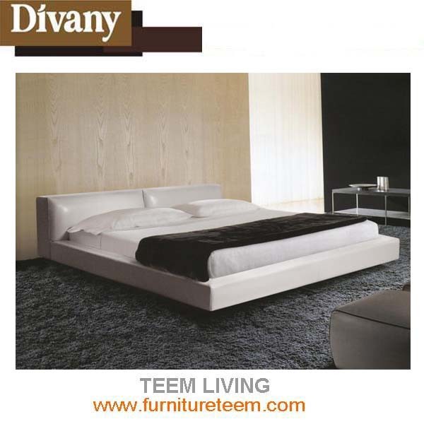 New Design Home Furniture Bedroom Set Leather Beds