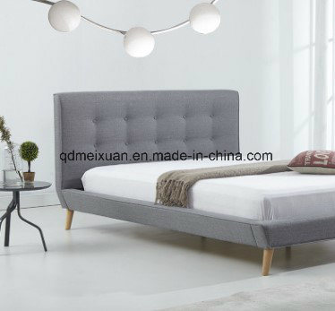 Factory Direct Sale Wholesale Fabric Double Bed Hotel Bed (M-X3196)