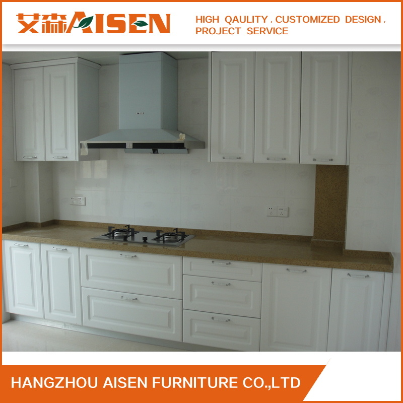 Apartment Use White Small Kitchen Cabinets with Cheap Price