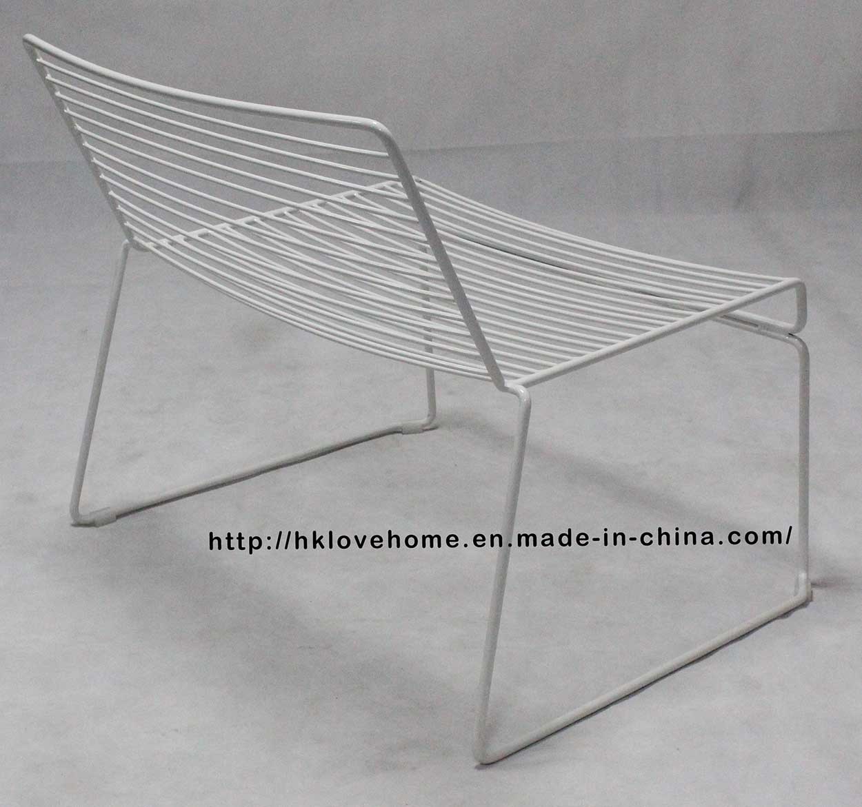 Metal Restaurant Dining Stackable Leisure Side Wire Chair