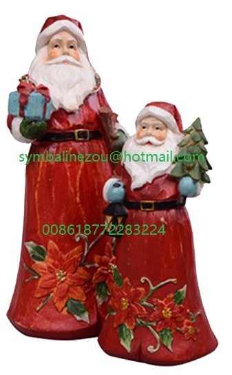 Santa Clause Christmas Gift Resin Crafts