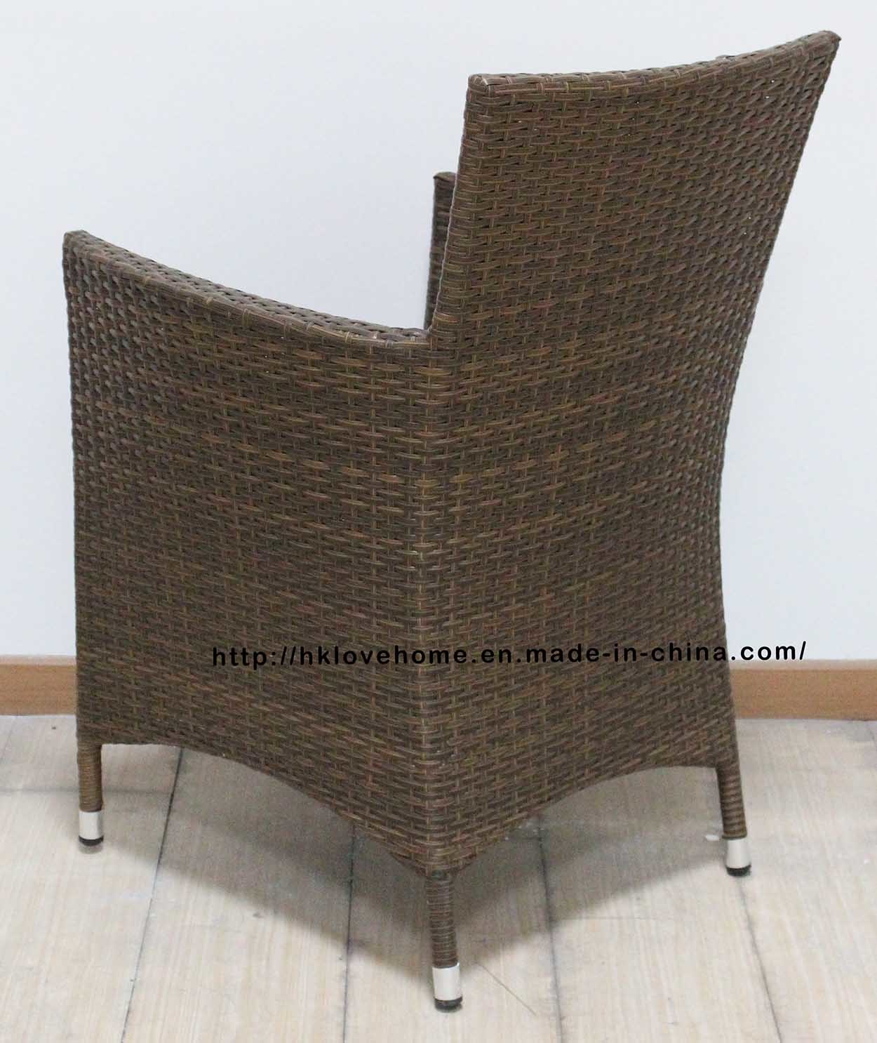 Classic Metal Rattan Outdoor Leisure Lounge Garden Dining Restaurant Chair