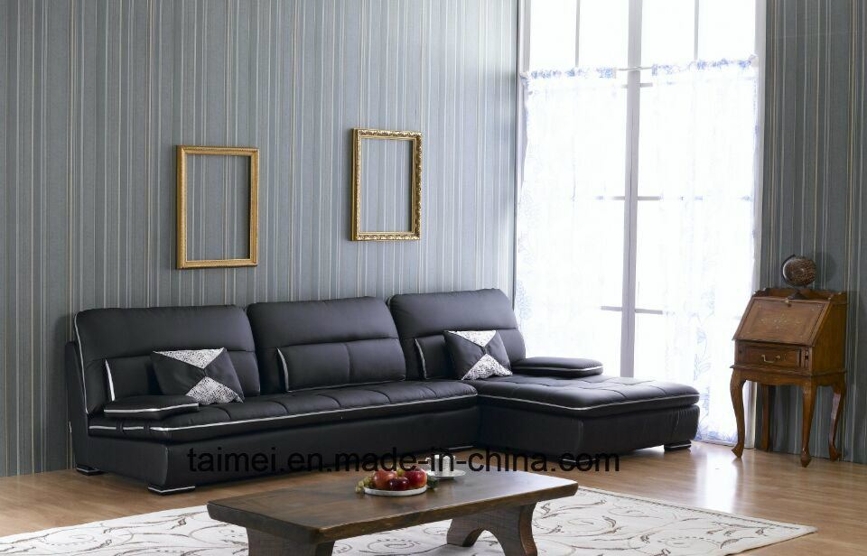 Fashion L Shape Sectional Leather Sofa