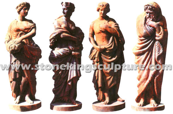 Cast Iron Statue, Cast Iron Sculpture and Garden Statue (SK-6678)