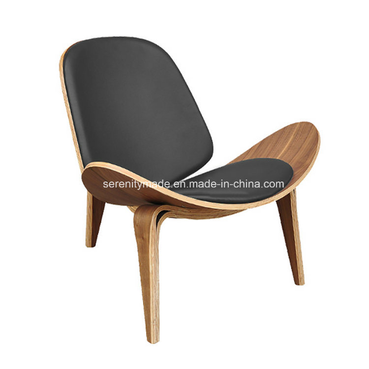 Living Room Replica Leather Bent Plywood Recliner Chair