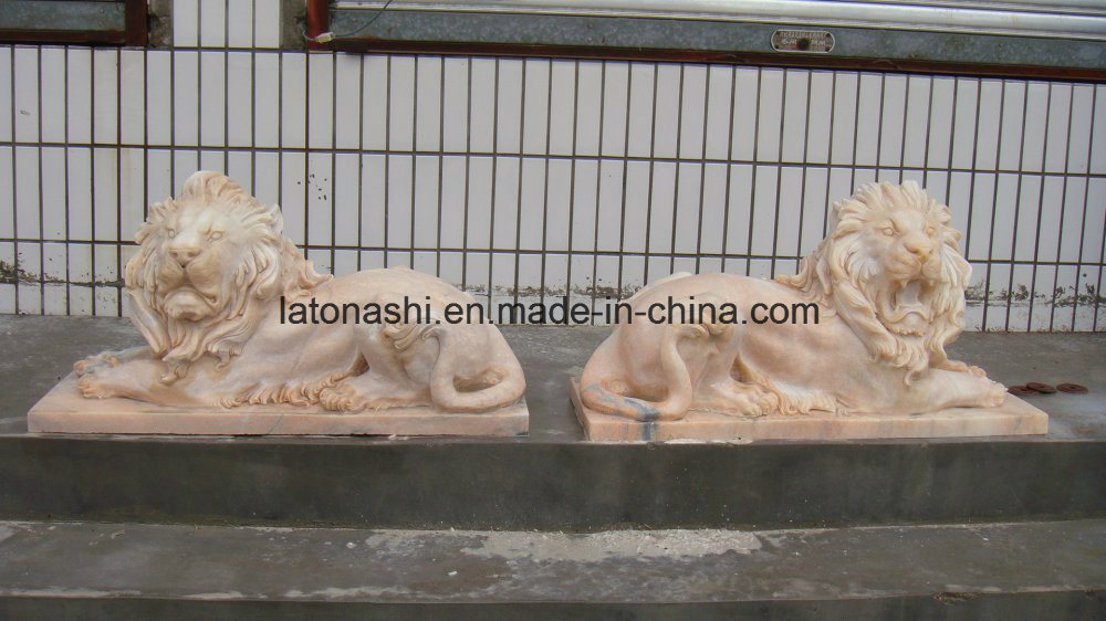 Granite Garden Art Animal Big Garden Stone for Lion Statue Sculpture Statue/Carvings