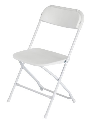 Metal Frame PP Poly Plastic Folding Chair