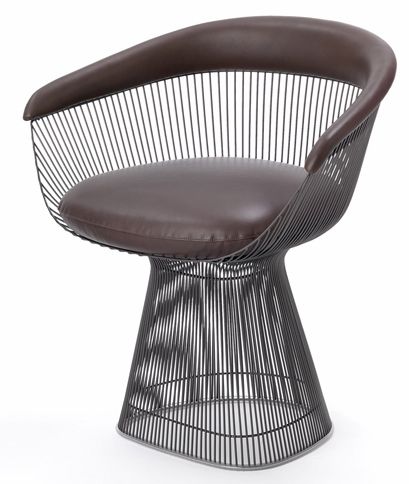 Chrome Steel Metal Platner Chair Sofa Set