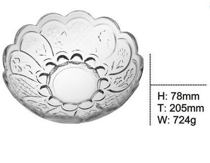 2017 New Design Hot Sale High-Quality Glass Fresh Bowl with Good Price Sdy-F00362