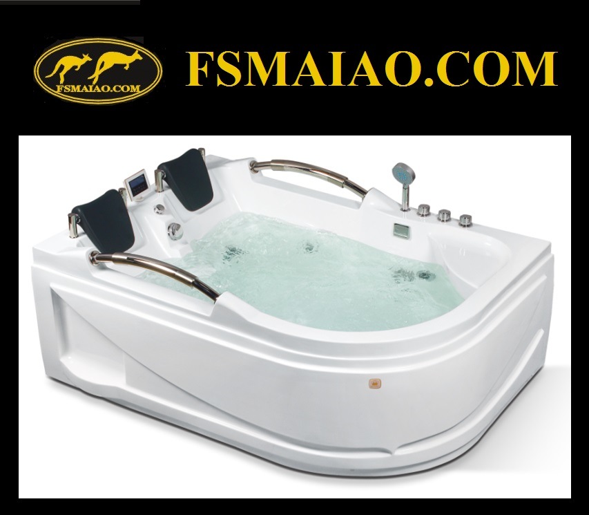 Multi-Function Retangle Two-Seats Modern Acrylic Jacuzzi Bathtub (MG-204)