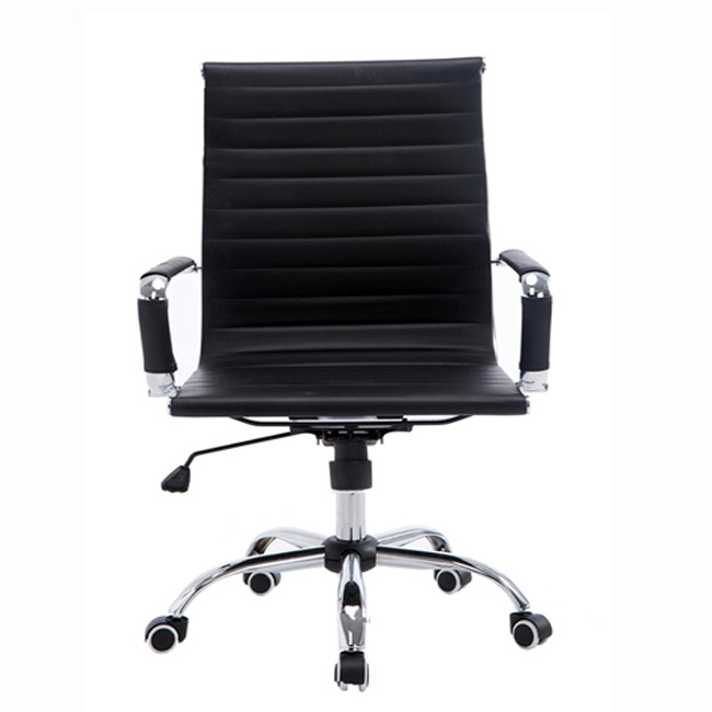 Classic PU Leather Swivel Office Visitor Manager Meeting Chair Manufacturer Furniture