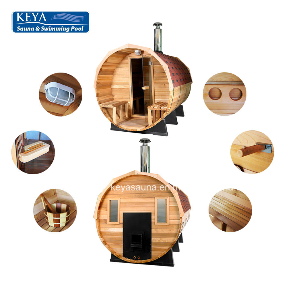 Superior Quality Sauna Beautiful Outdoor Barrel Sauna