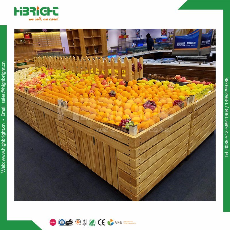 Fancy and Fashionable Qualified Supermarket Fruit and Vegetable Display Rack