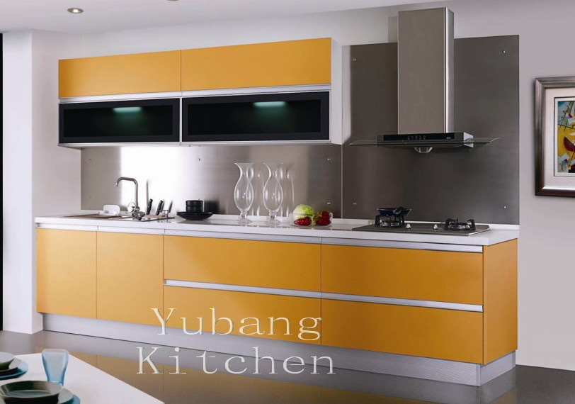 Baked Paint Kitchen Cabinet (M-L67)