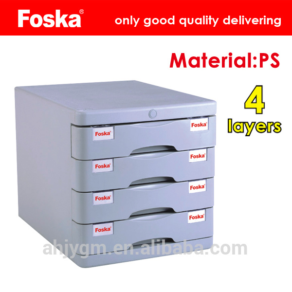 Foska Popular PS File Cabinet with 4 Layers