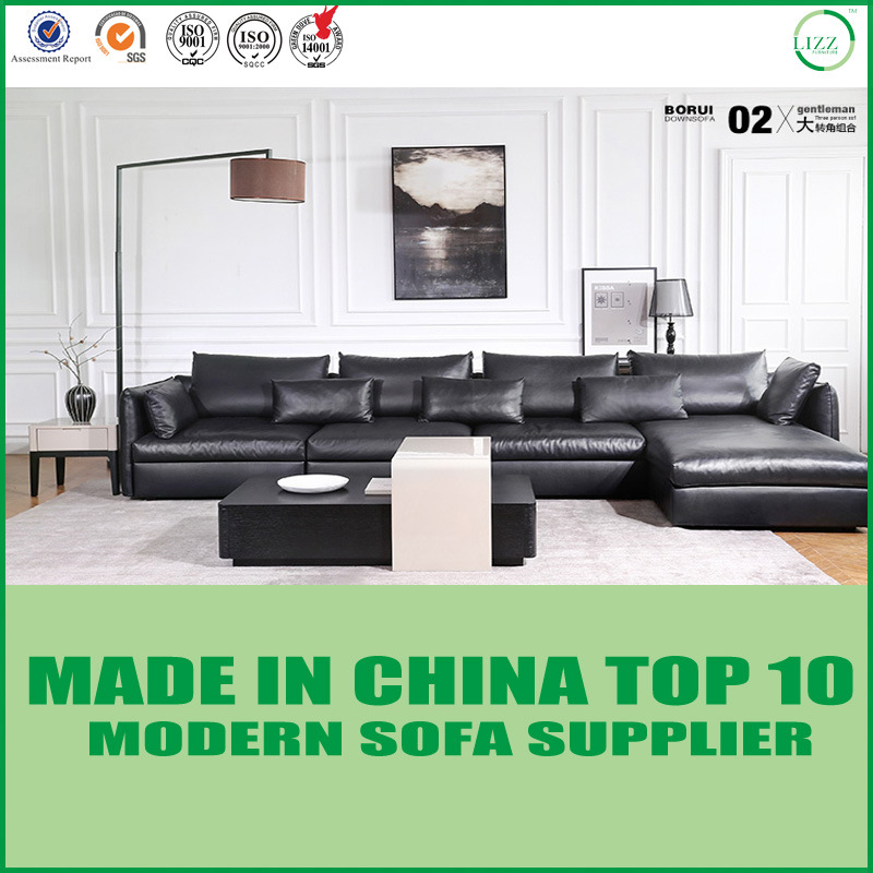 Sectional Leather Corner Leather Divanni Sofa