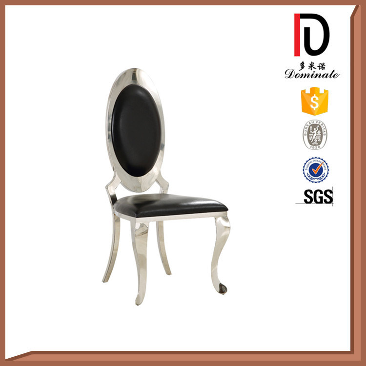 Modern Luxury Stainless Steel Dining Chair for Living Room