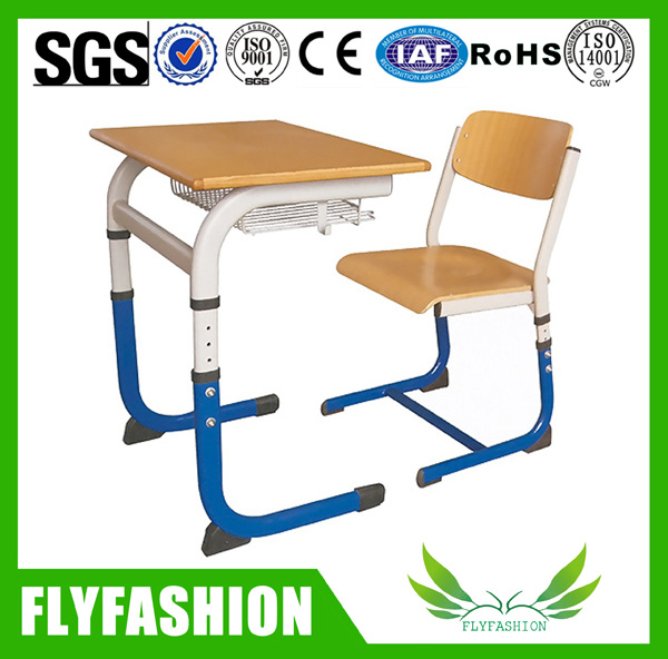 Wooden Classroom Furniture Single Desk for Students (SF-52S)