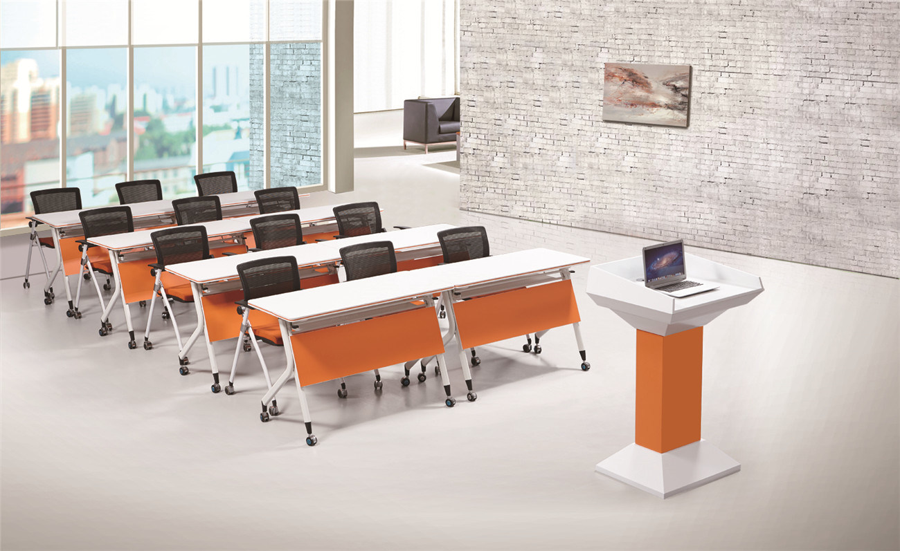 Modern Style Study School Melamine Training Desk for Office Project