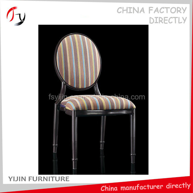 Round Tube Frame Fabric Covered Wedding Chair (BC-147)