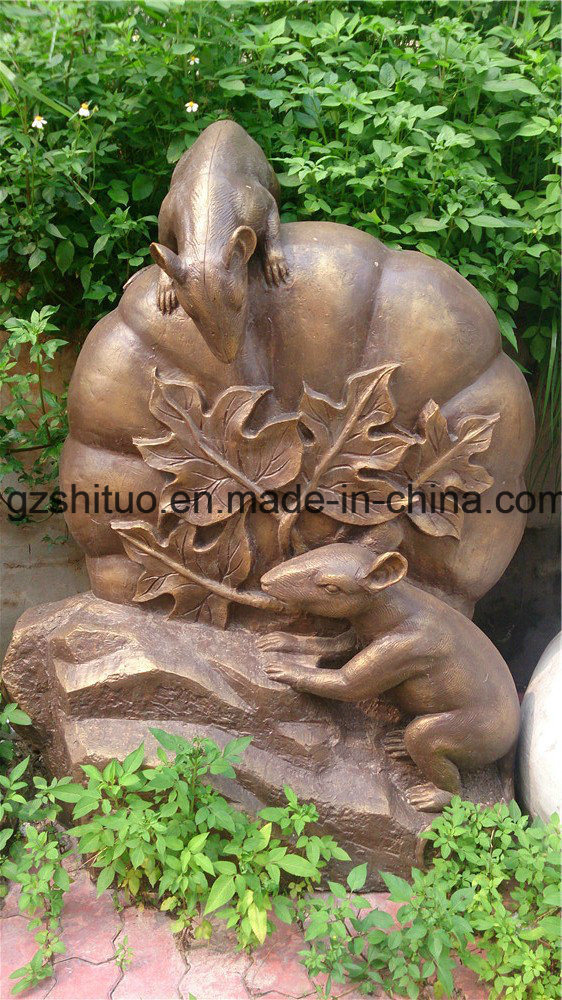 12 Zodiac Signs, Outdoor Garden Decoration Cast Copper Sculpture