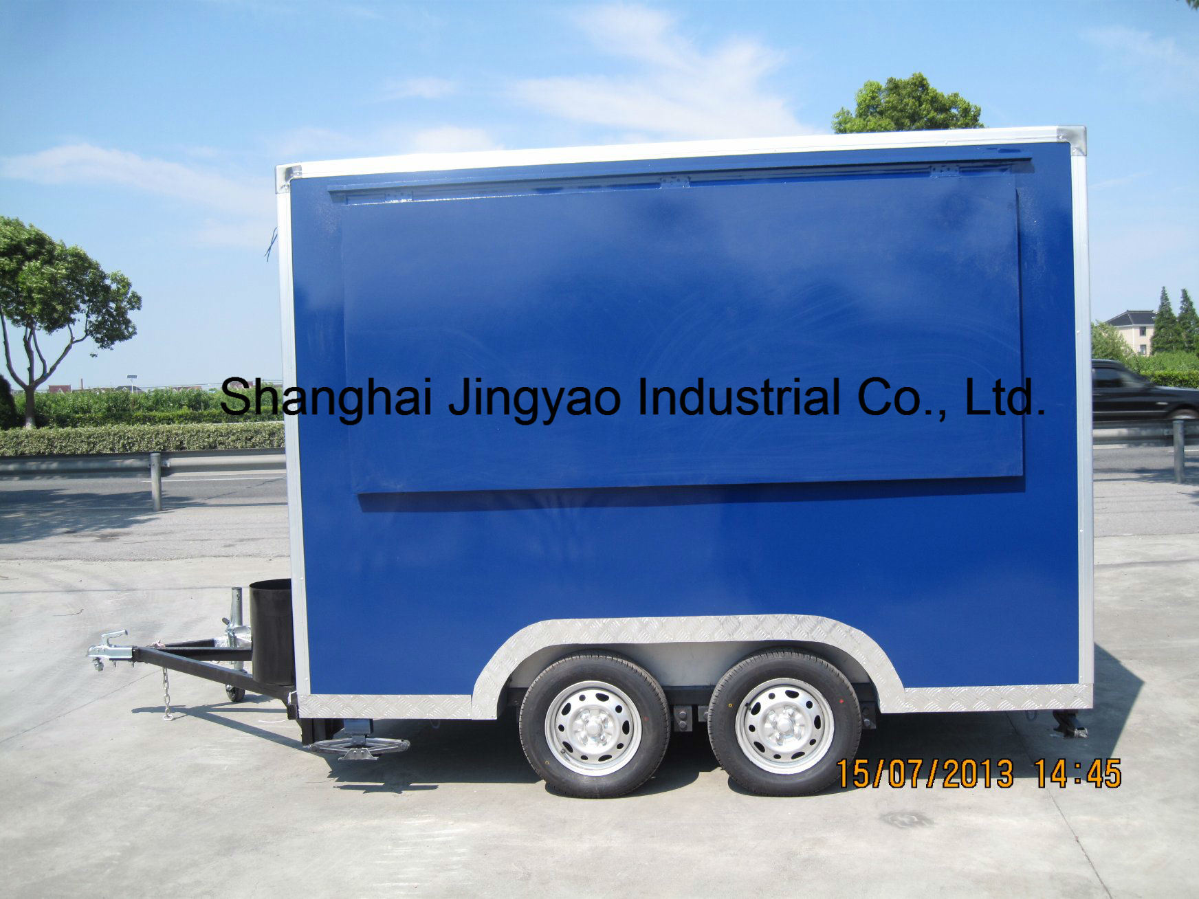 Fiberglass China Mobile Food Carts