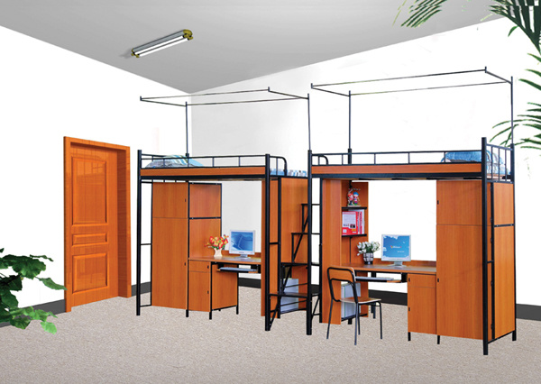 High Quality Steel-Wood Dormitory Furniture (G34A)