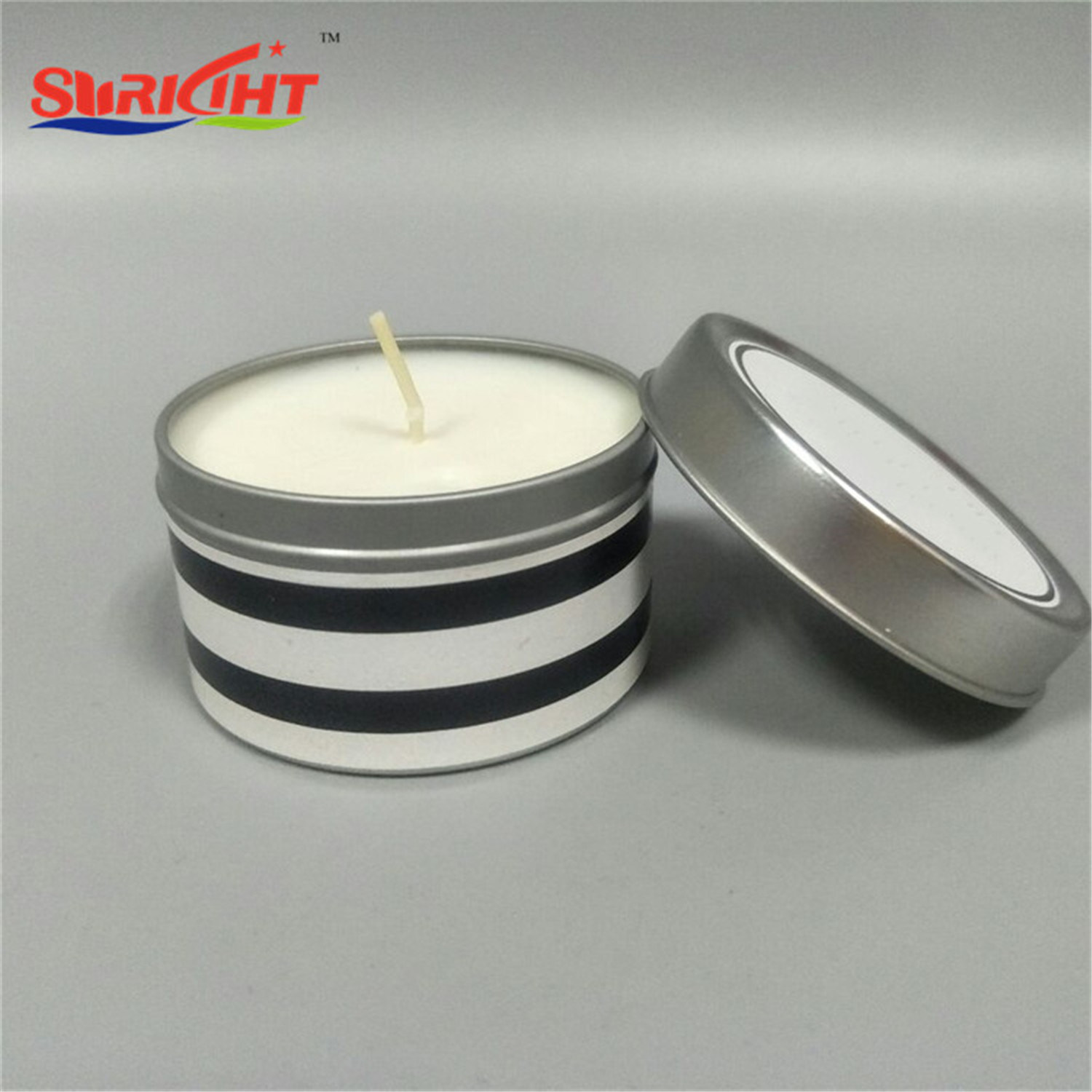 Handmade Craft Tin Candle for Home Decoration