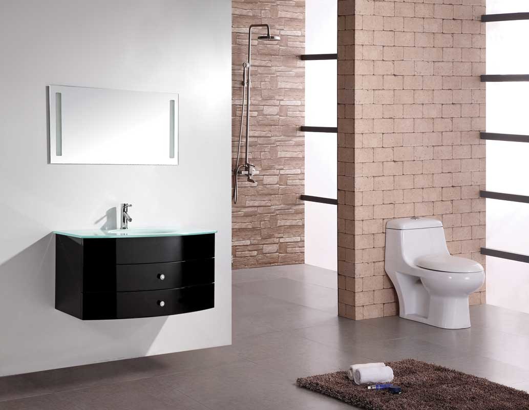 Cheap Model Wholesale PVC Bathroom Vanity with Mirror