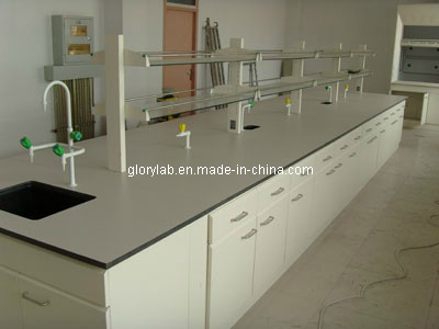 Steel Centre Bench Laboratory Furniture (JH-SL008)