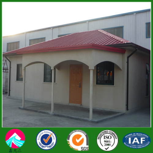 EPS Cement Panel Luxury Steel Structure Frame House 70 Sqm