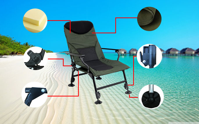 High Grade Foldable Camping Fishing Chair