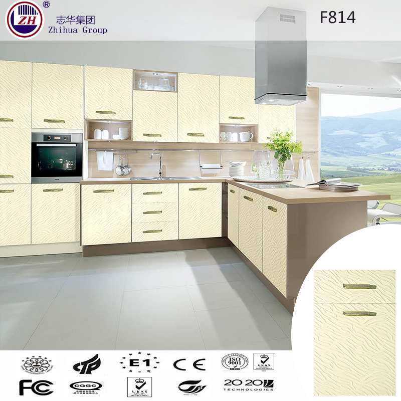 PVC Vuccum Modern Kitchen Cabinet