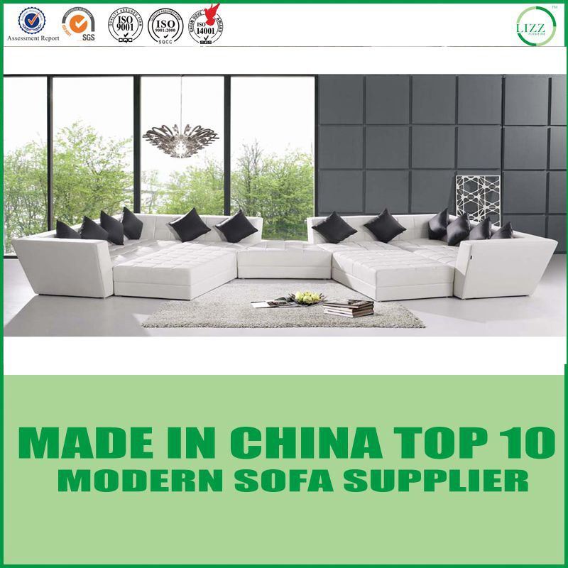 Italian Simple Sectional Modern Furniture Sleeper Bed Sofa