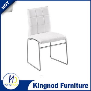 Tianjin Furniture Elegant Design White Leather Dining Chairs