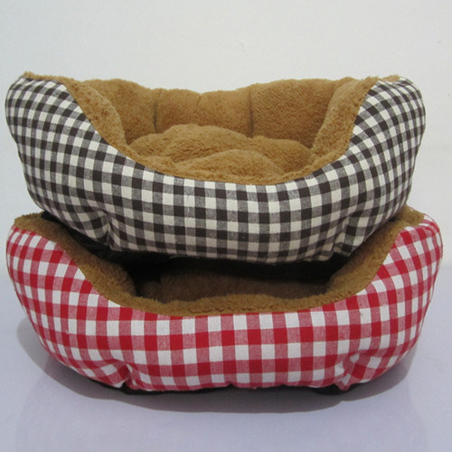 Pet Toys Lattice Pastoral Style Pet Bed