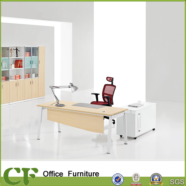 CF Modern Design Office Furniture Managing Desk with Side Cabinet