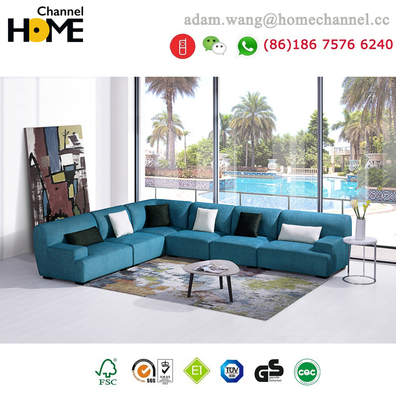 Modern Fabric Sofa for Living Room Furniture (HC-R578)