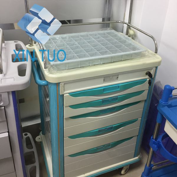 Factory Direct Price Medical Trolley ABS Anesthesia Medical ABS Trolley Price for Hospital Dressing