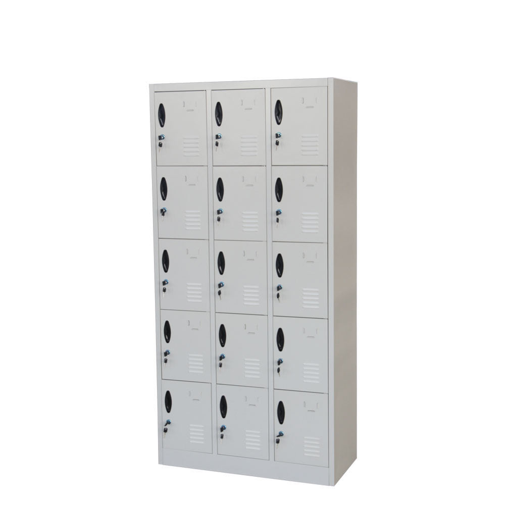 Cheap 15 Door Metal Storage Store Staff Steel Clothes Locker