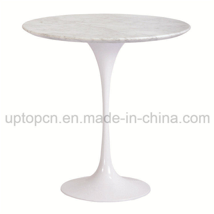 Artificial Marble Tulip Table with Aluminum Table Base for Restaurant (SP-GT353)